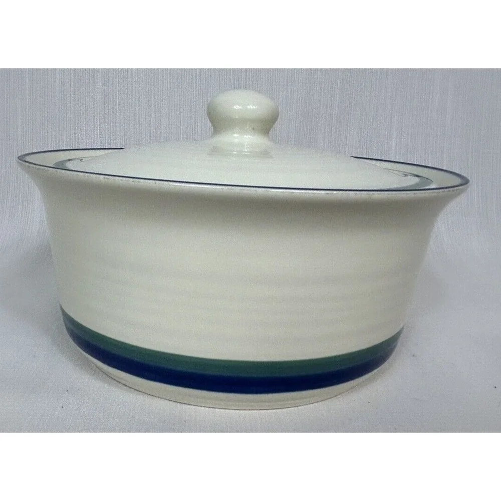 Pfaltzgraff Northwinds Covered‎ Casserole Dish 2 quart USA, Discontinued Pattern